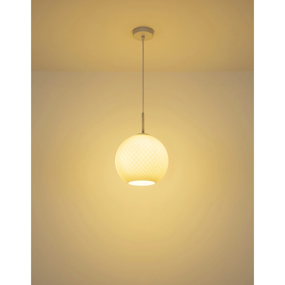 Desing-Pendellampe Andre Weiß Globo 9007371580460