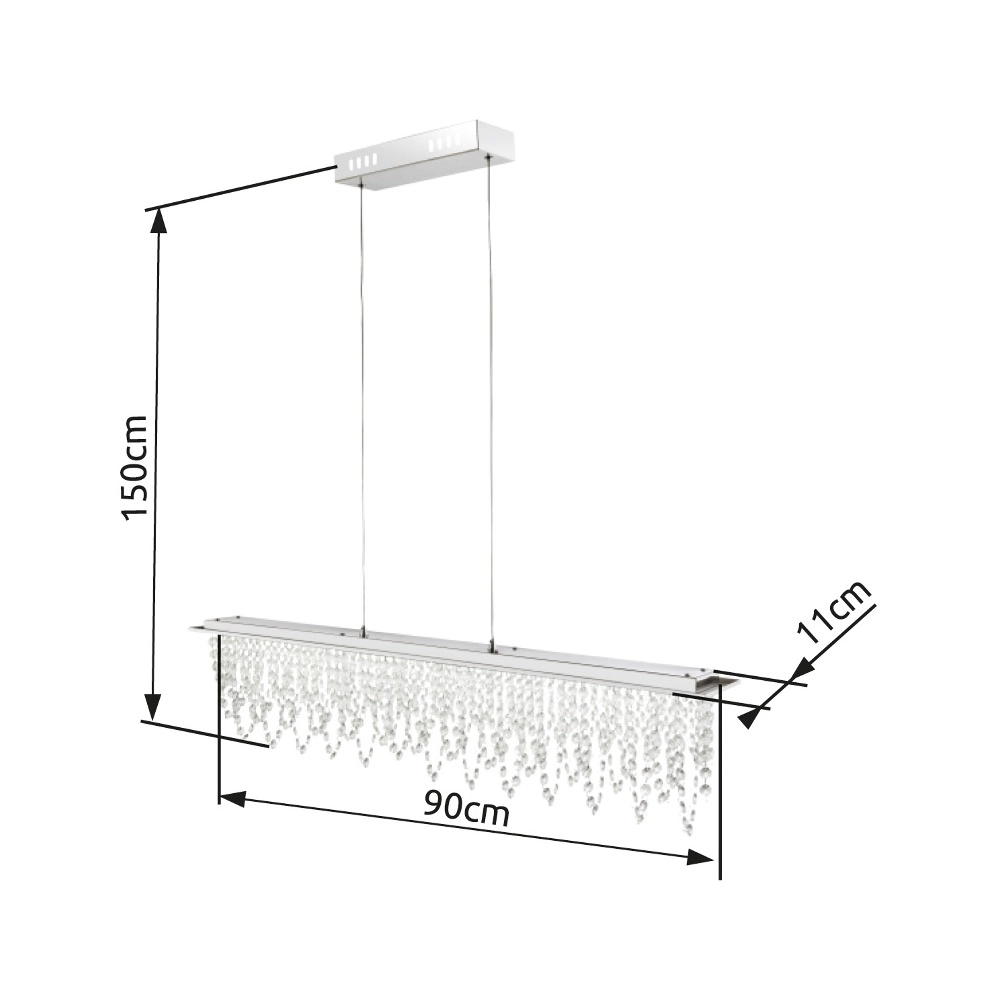 Pendellampe Scala Chrom Globo 9007371352678