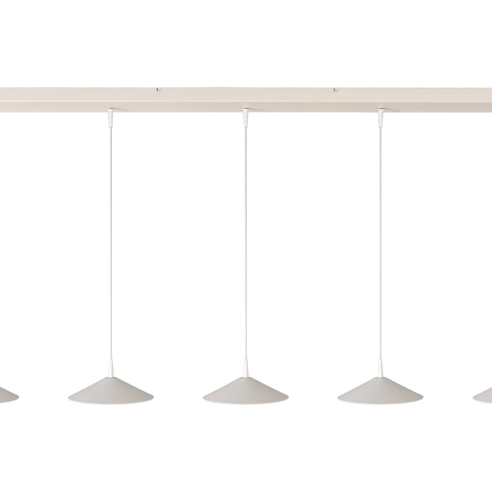5-Licht Pendellampe Ceppo weiße Ø 22 cm Masterlight 8718121358604