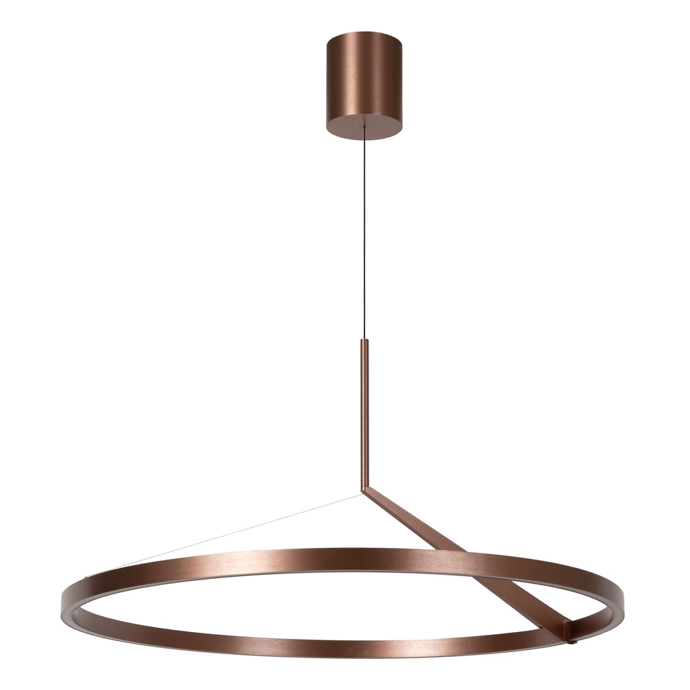 Elegante LED-Pendelleuchte Applause Kupfer – Ø 80 cm Premium by Lucide 5411212221858