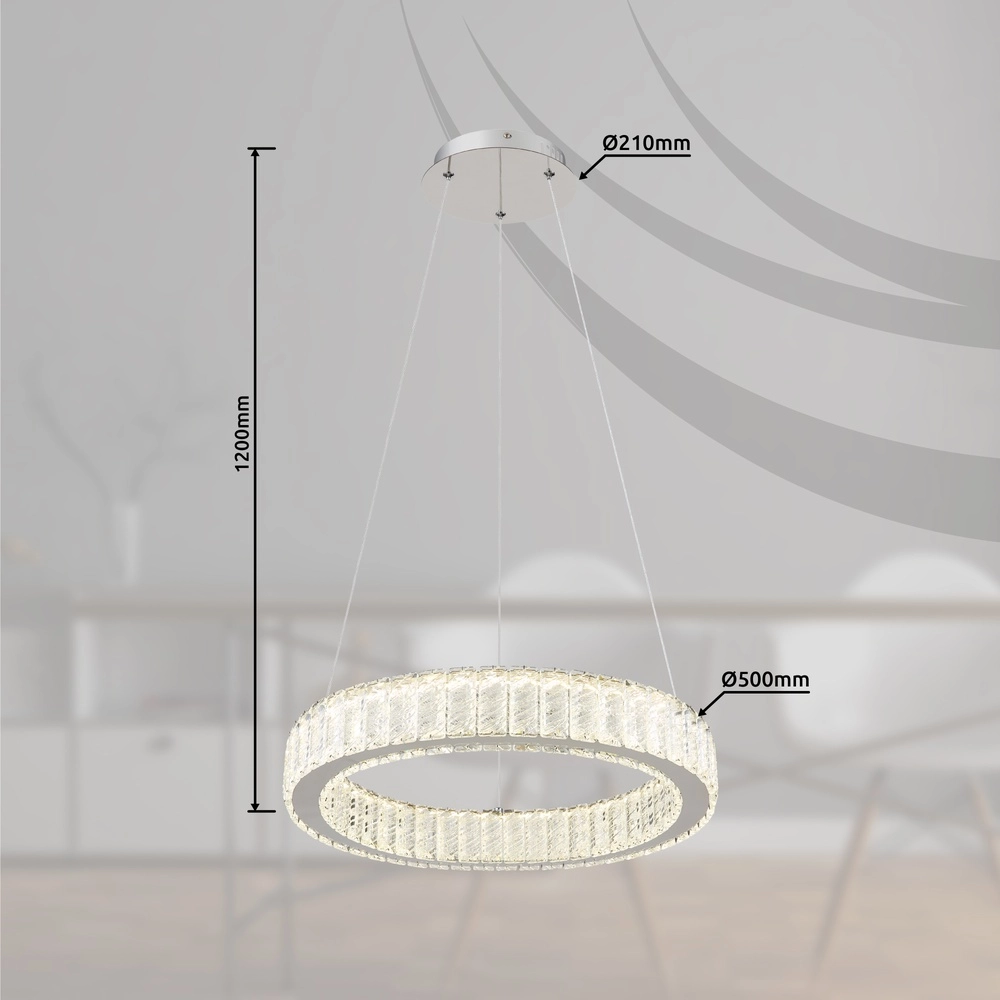 Design-Pendellampe Mucky Chrom Globo 9007371451982