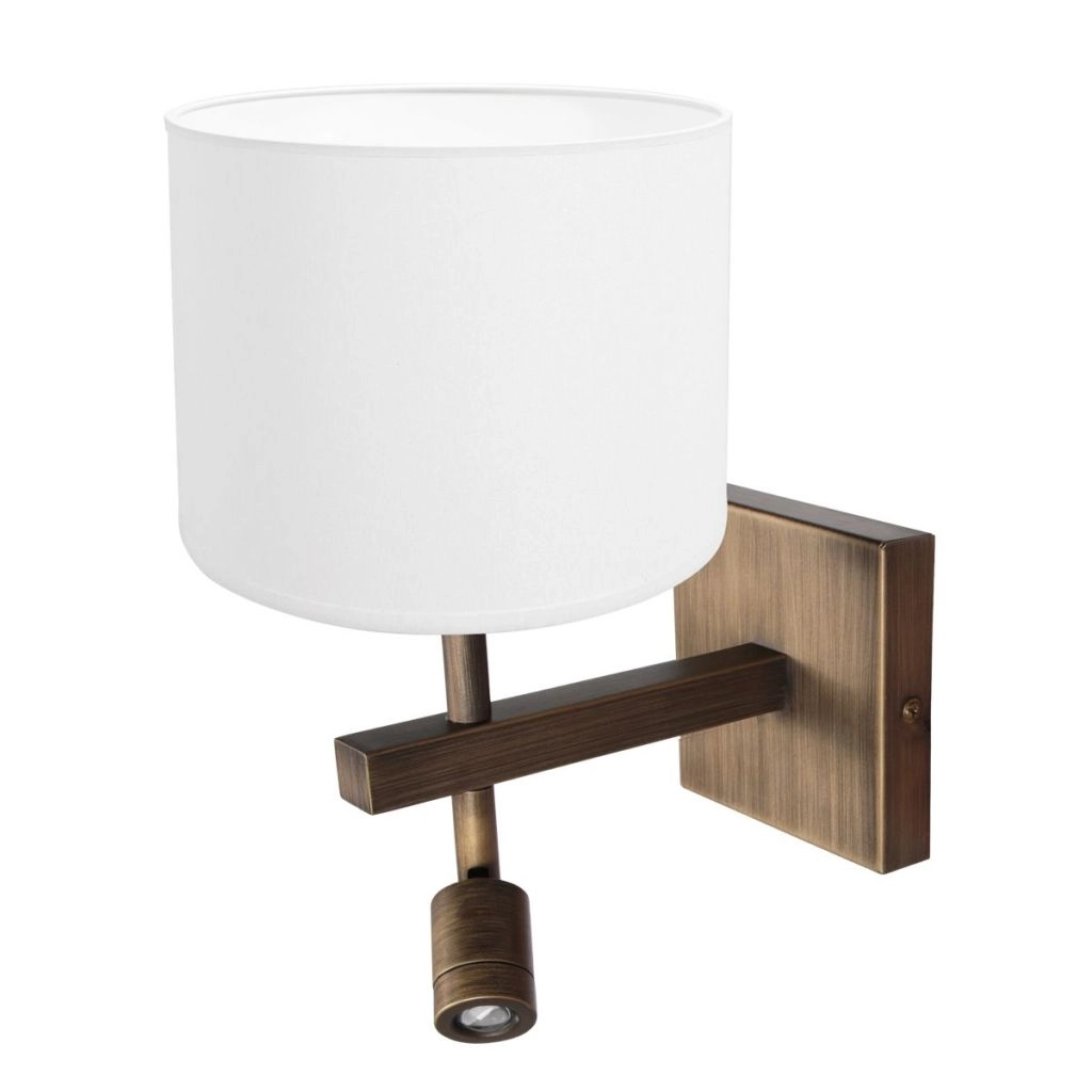Wandlampe Stang mit weißer Kapuze Steinhauer 8712746189650