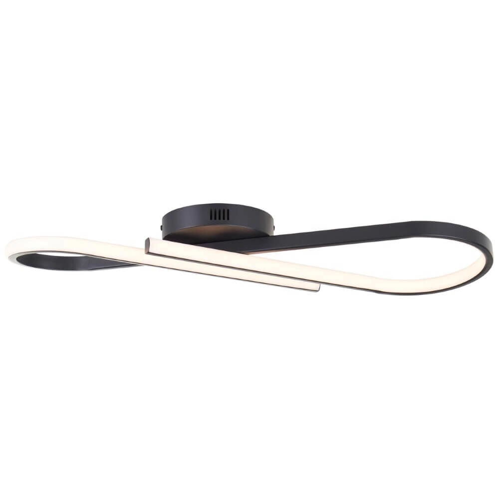 Schwarze Deckenleuchte Hinton Schwarz Brilliant 4004353442100
