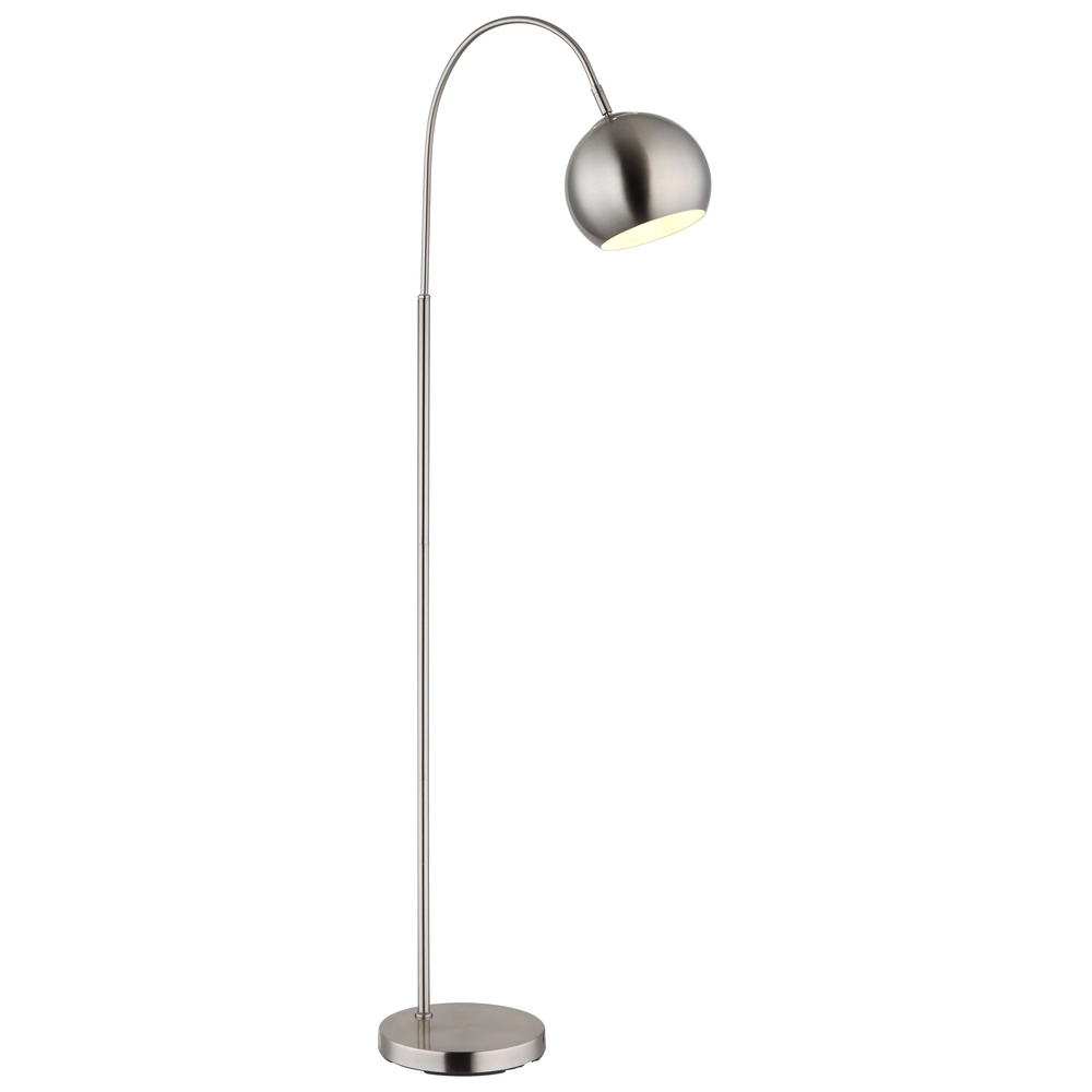 Design-Stehlampe Benno Chrom