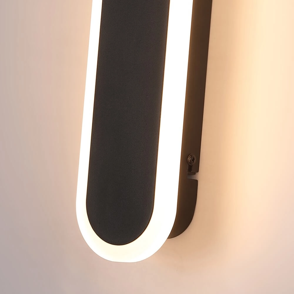 Design-Wandleuchte Bordo schwarz 30cm Searchlight 5053423271989