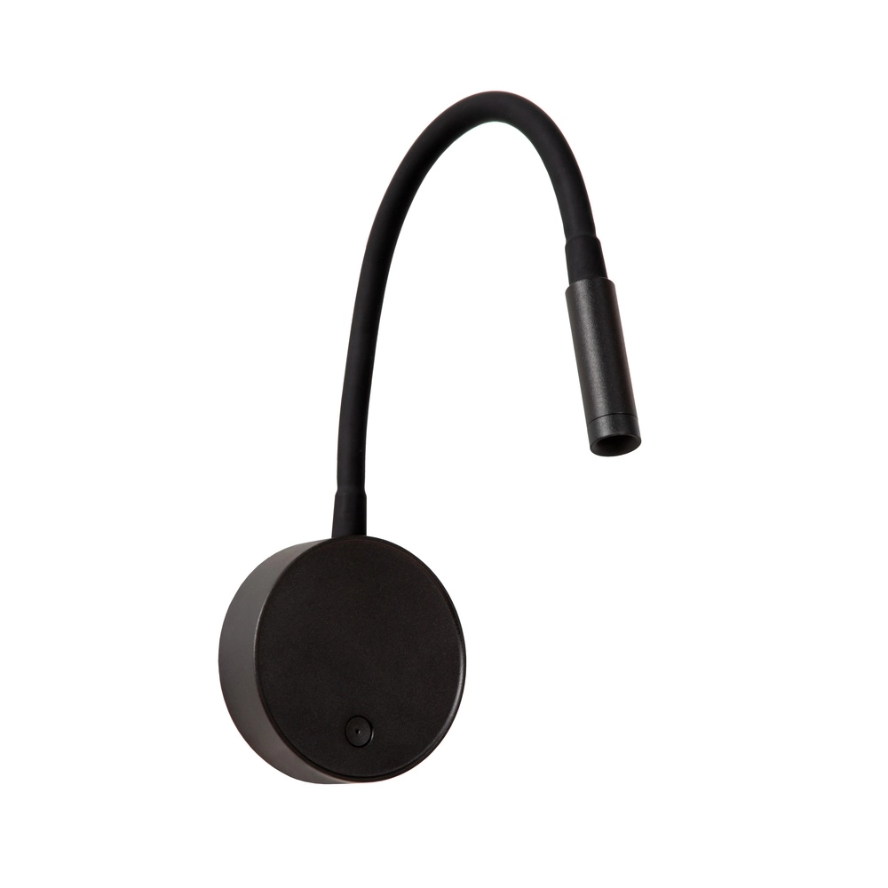 Nachttischlampe Asja dimmbares Schwarz Premium by Lucide 5411212421180