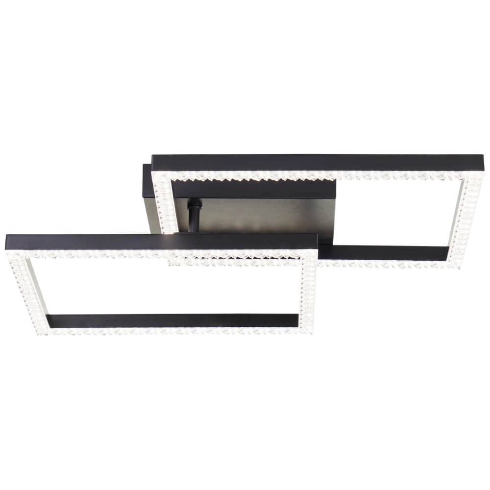 Schwarze Deckenleuchte Ranni 2700lm Brilliant 4004353442131