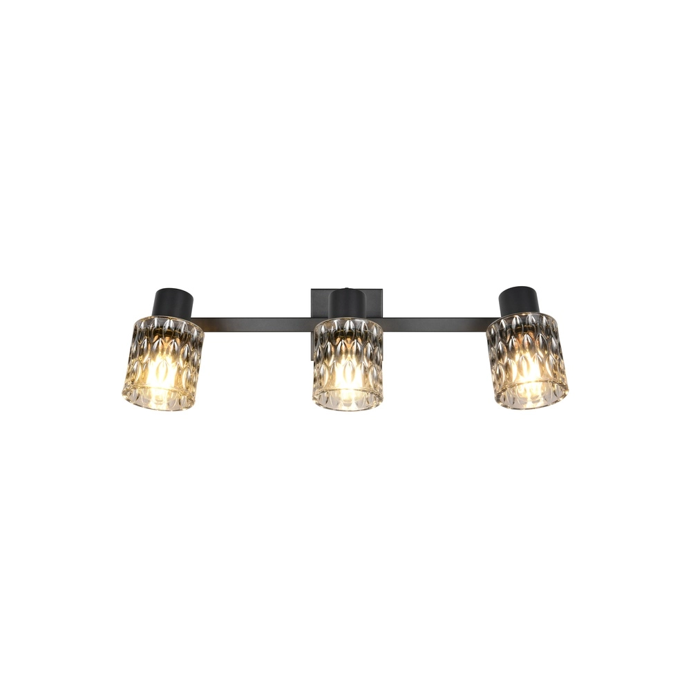 Deckenlampe Jack schwarz 3-flammig Trio 4017807643879