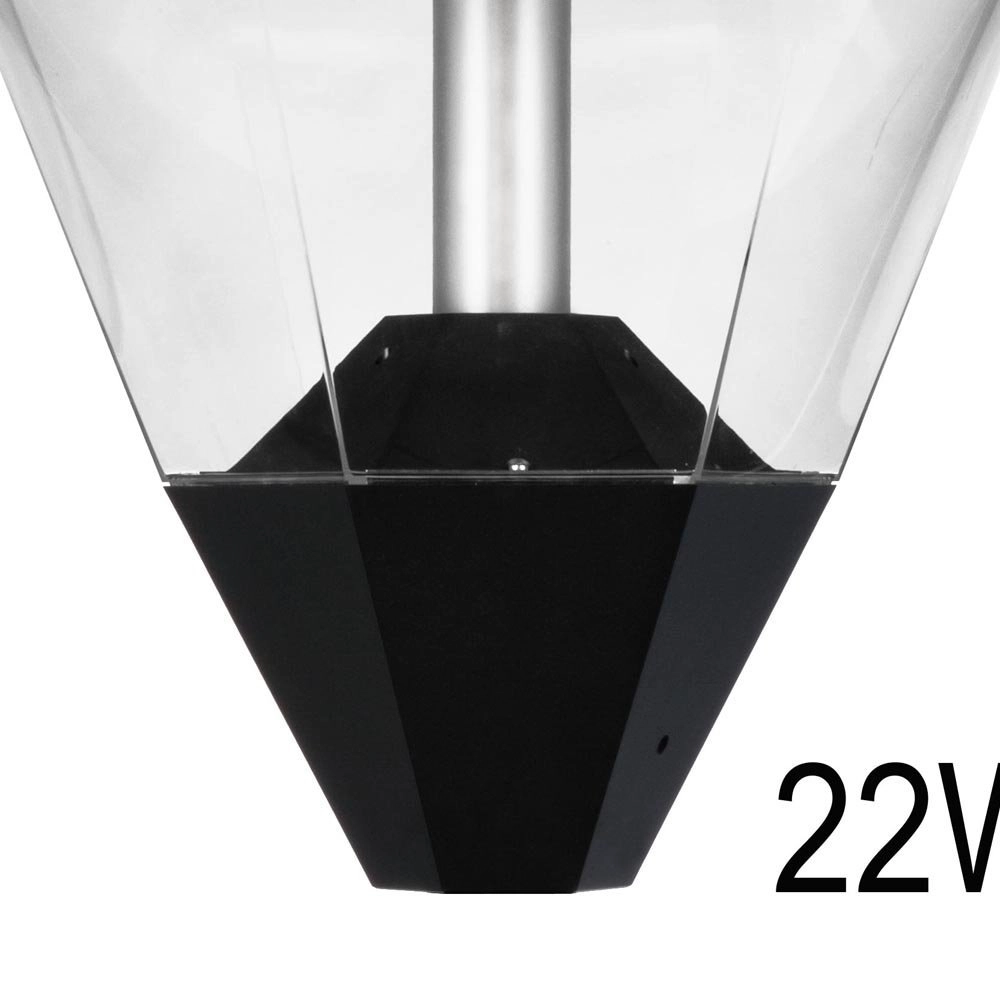 Außenlampe City Highlight LED - 3000k - 47 cm schwarz Franssen 8717064121146