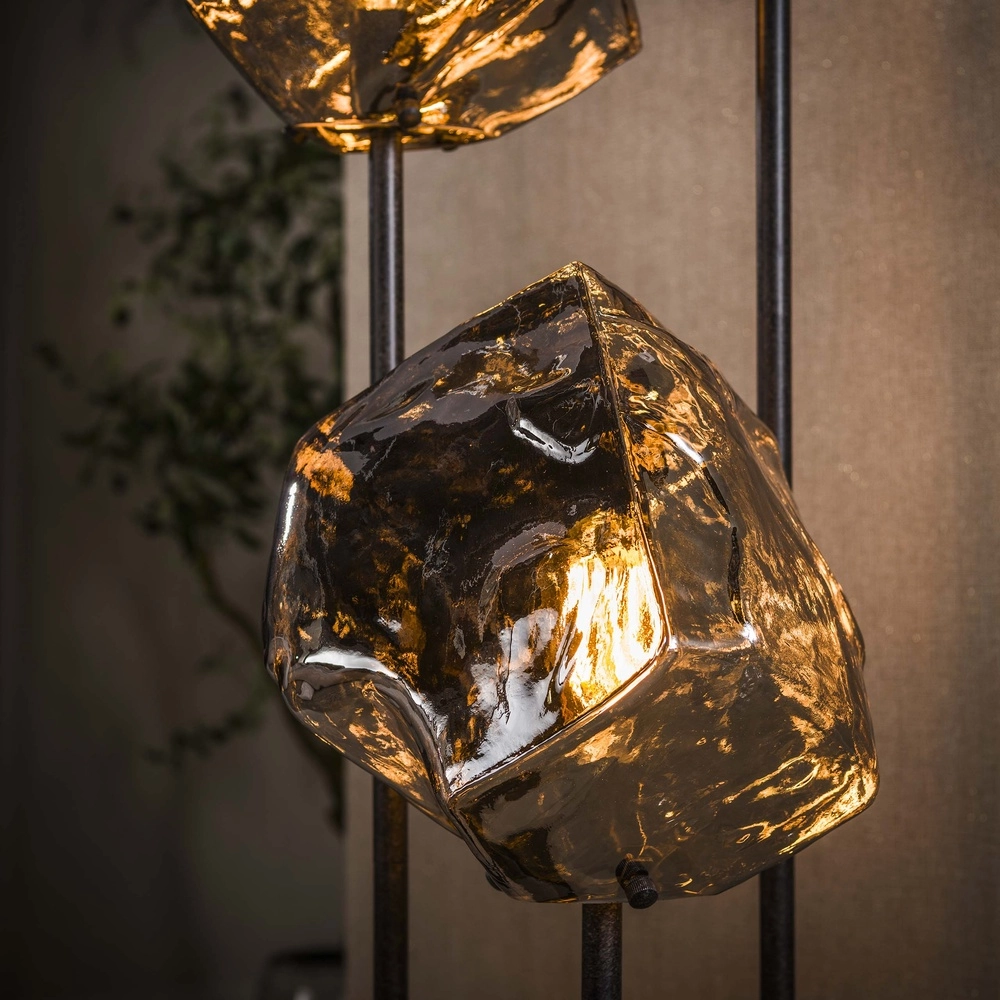 Moderne Stehlampe Rock 3-Licht – Chromglas Lyora 8716803511385