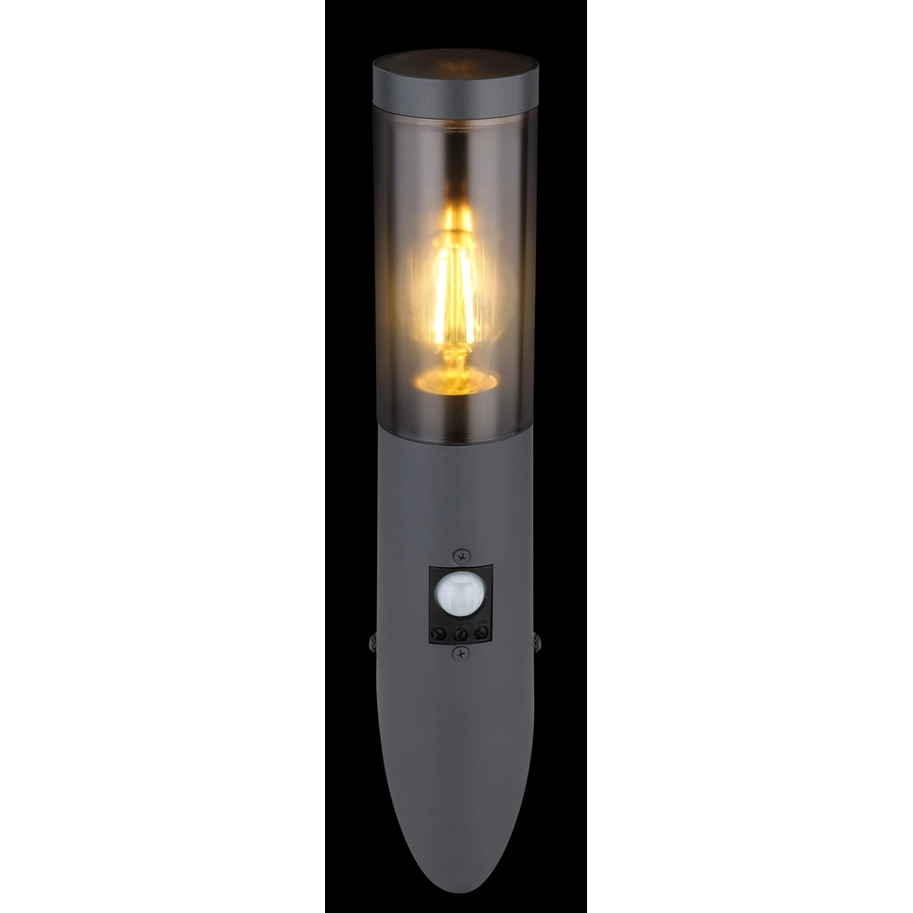 Außenlampe Boston Anthrazit mit Rauch und Sensor Globo 9007371439720