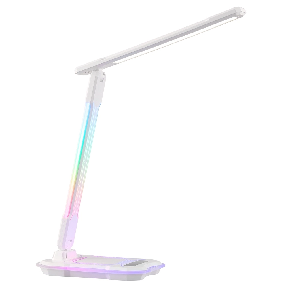 Schreibtischlampe Cyberglow Weiß
