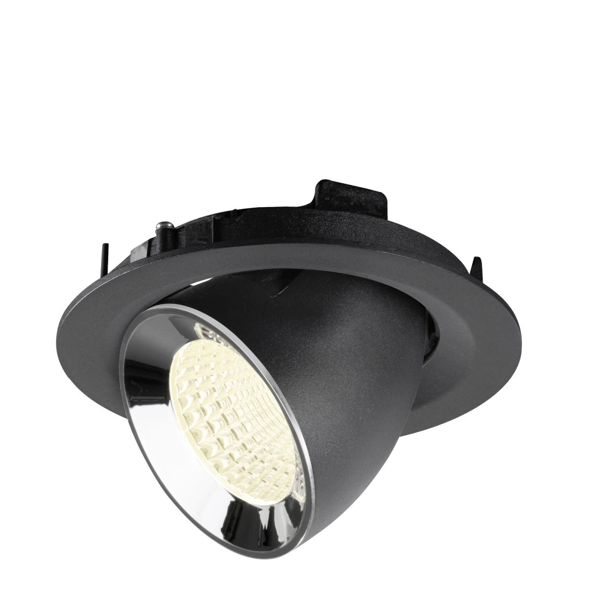 Einbau-Strahler Numinos Gimble M schwarz/chrom 4000K - 55gr SLV 4024163311694