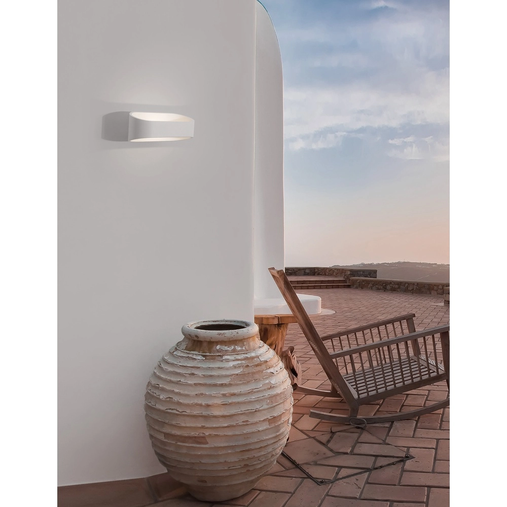 Design-Wandleuchte Mile weiß Lyora 5212017424389