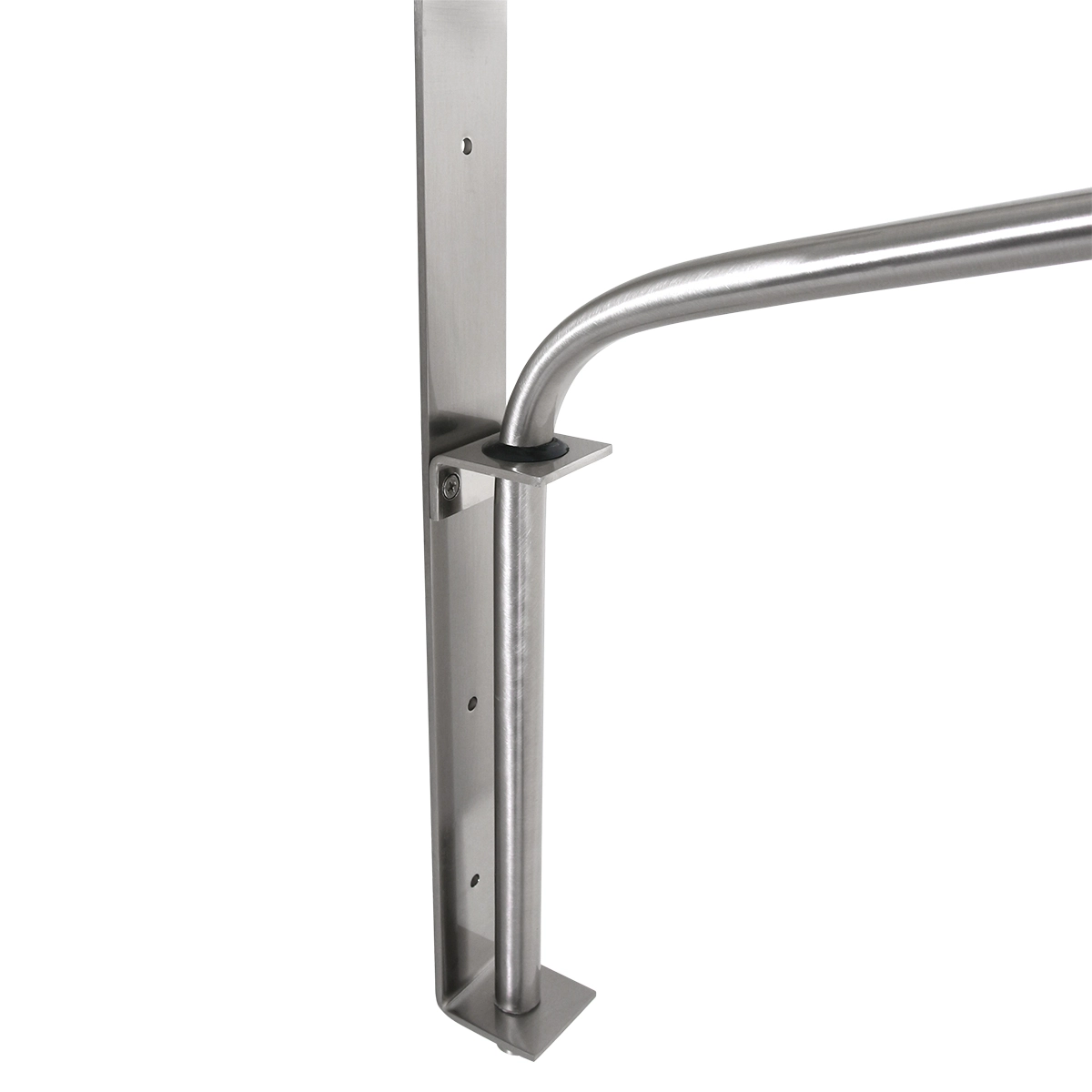 Wandlampe Elegant Classy 50 cm Edelstahl mit taupefarbenem Samtschirm Steinhauer 8712746146011