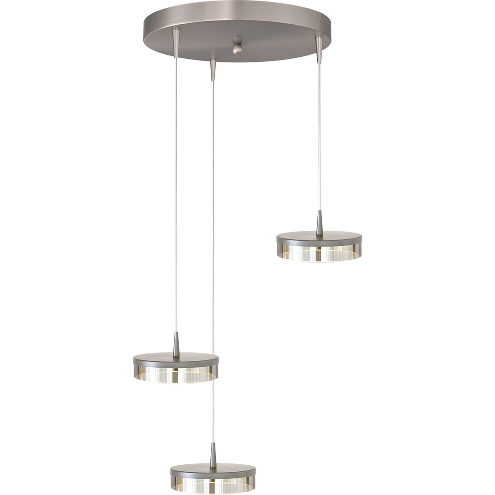 3-Licht Pendellampe Imperia Ø 35 cm Nickel Masterlight 8718121354279