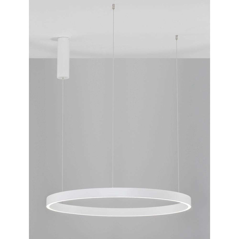 Design-Pendelleuchte Elowen weiß Ø 80cm