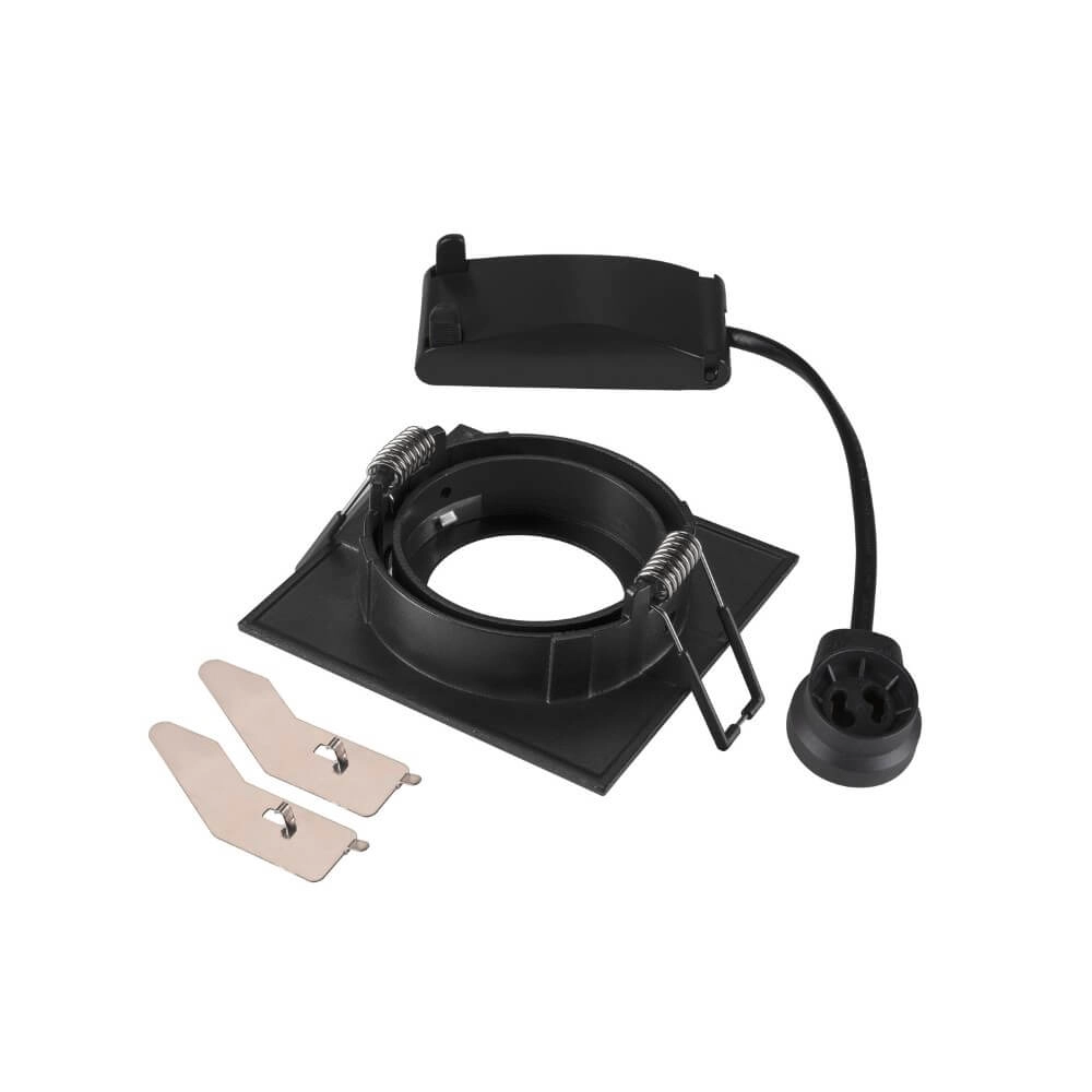 Einbaustrahler New Tria 68 quadratisch - schwarz - GU10 SLV 4024163276177