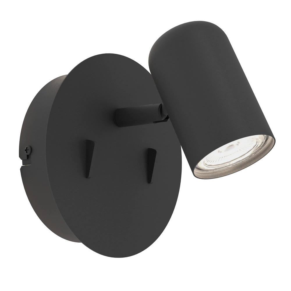 Oberflächenmontierter Spot Montemurro Single Black
