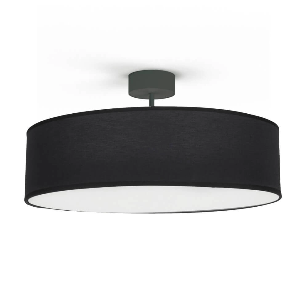 Schwarze Deckenlampe Violet Ø 50cm