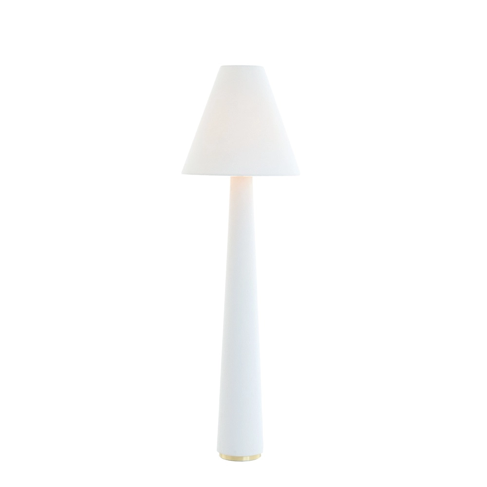 Stehlampe Devia Ø 50cm - bouclé - beige Light & Living 8717807759513