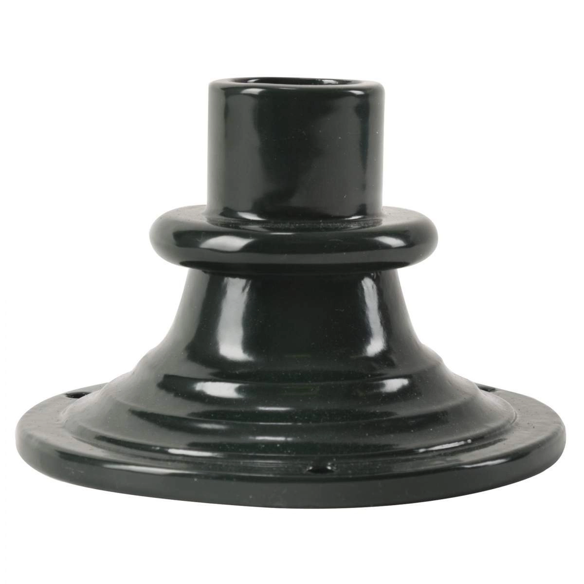 Pedestal plate Plinth rund - schwarz