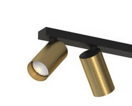 Goldfarbener Aufbaustrahler Mono 4-Licht Lyora 5903139778497
