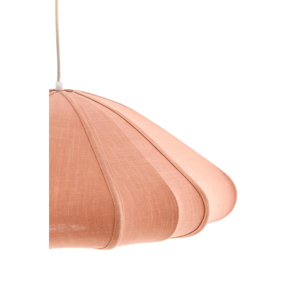 Stoff-Pendellampe Cesano Ø 64 cm – hellrosa Light & Living 8717807779320