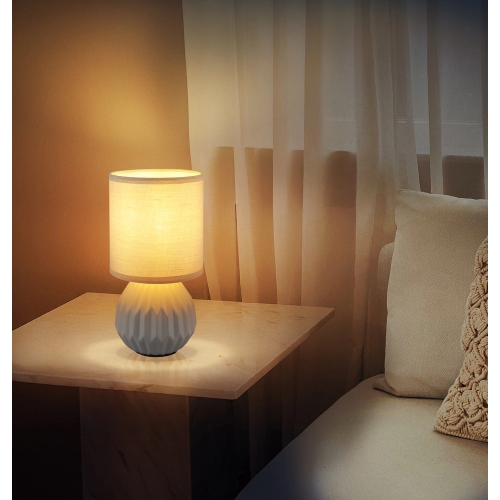 Design-Tischlampe Sylas Grau Globo 9007371478507