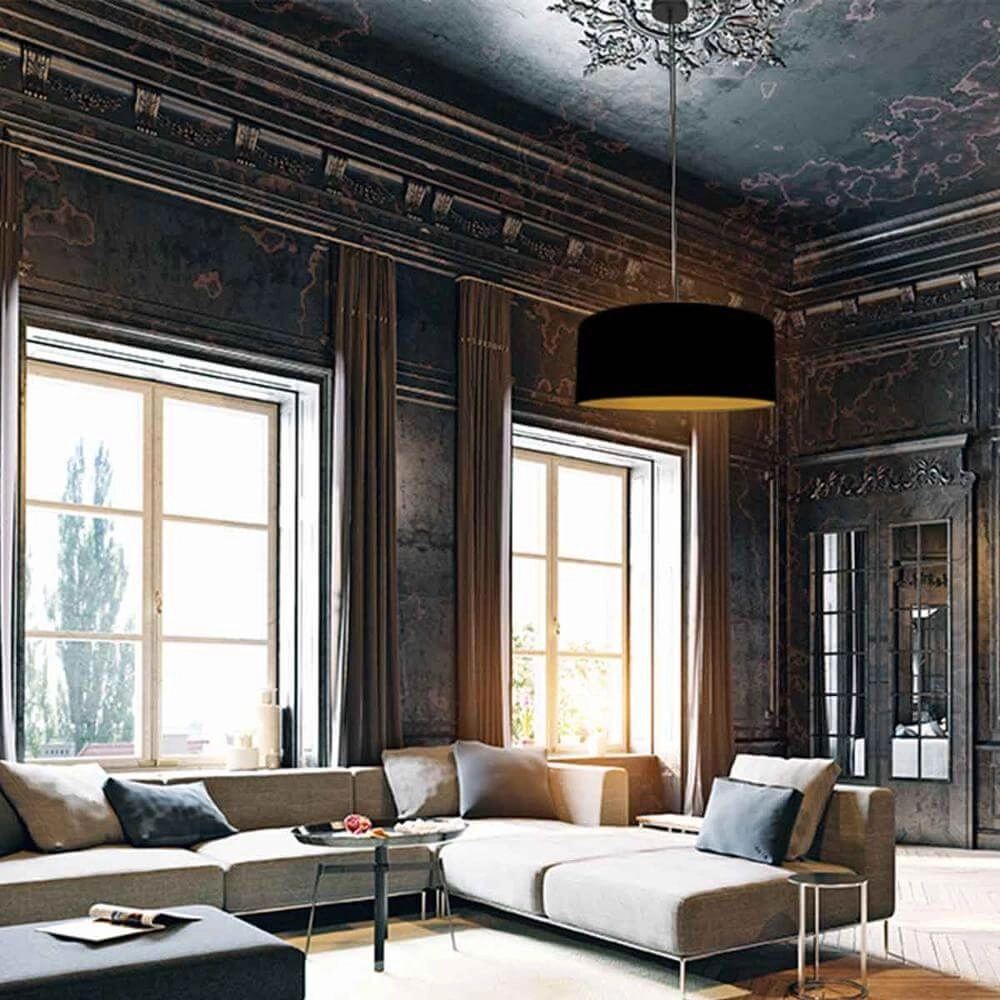 Pendelleuchte Sparkled Light schwarz Steinhauer 8712746175493