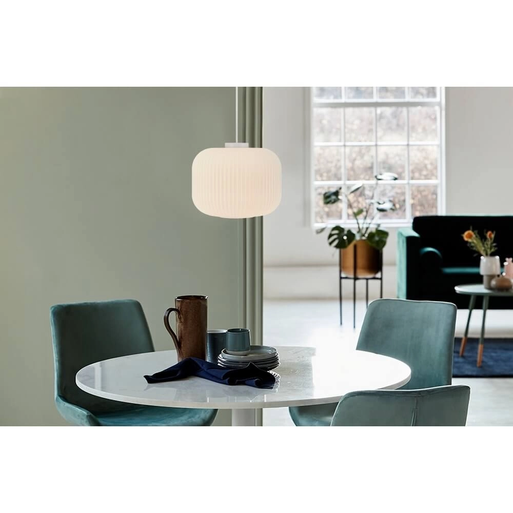 Weiße Pendelleuchte Milford Ø 30cm Nordlux 5701581407084