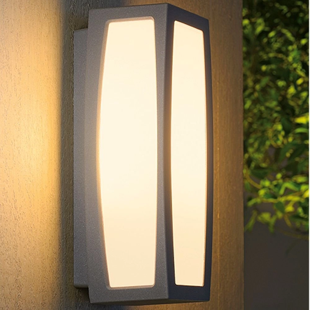 Außenleuchte Meridian Box Silbergrau SLV 4024163123884