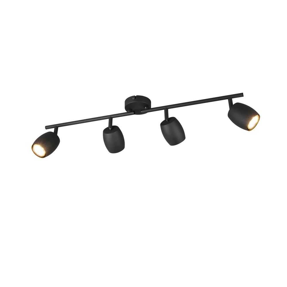 Deckenlampe Nancy 4-flammig schwarz Trio 4017807657005
