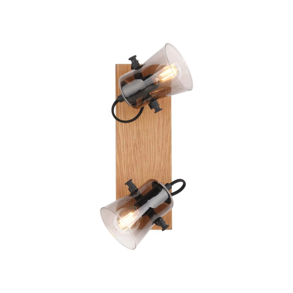 Deckenleuchte Green Langstrom Holz 2-flammig Just Light 4043689994877