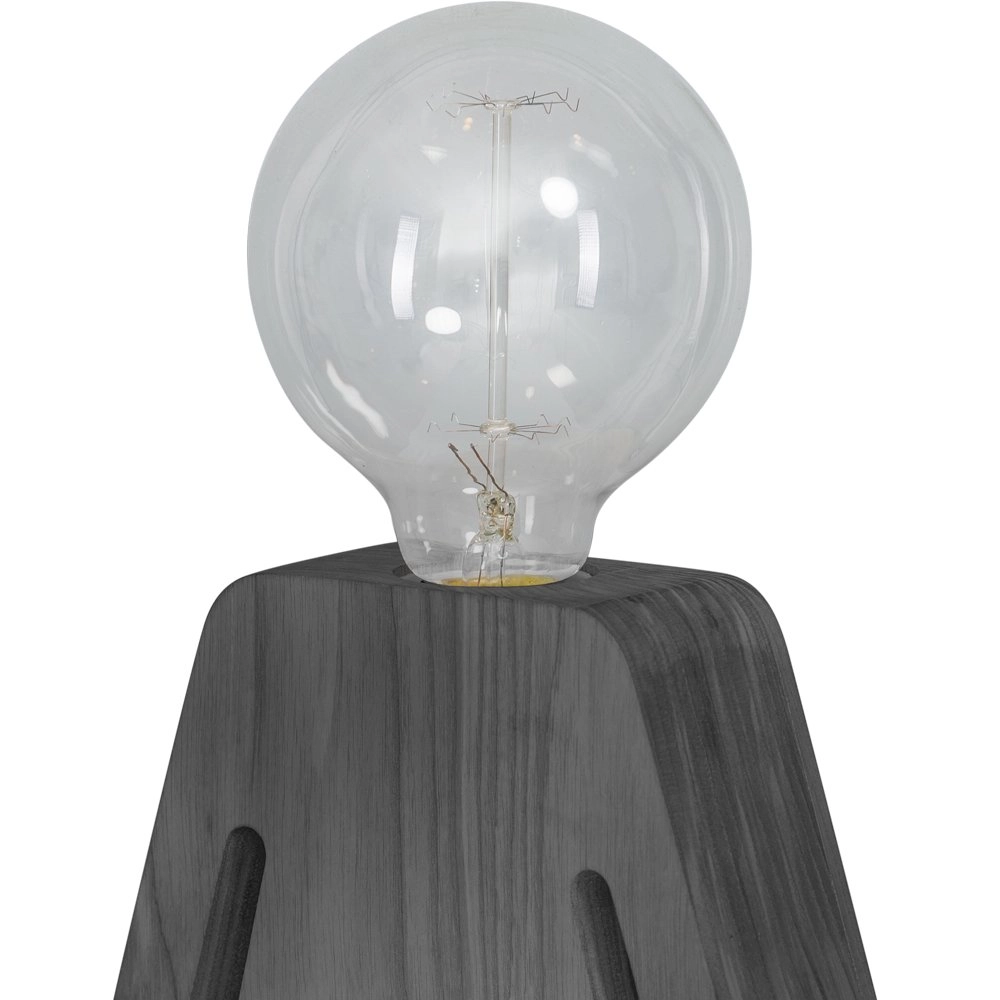 Nachttischlampe aus Holz Eve Grey ETH 8719075185216
