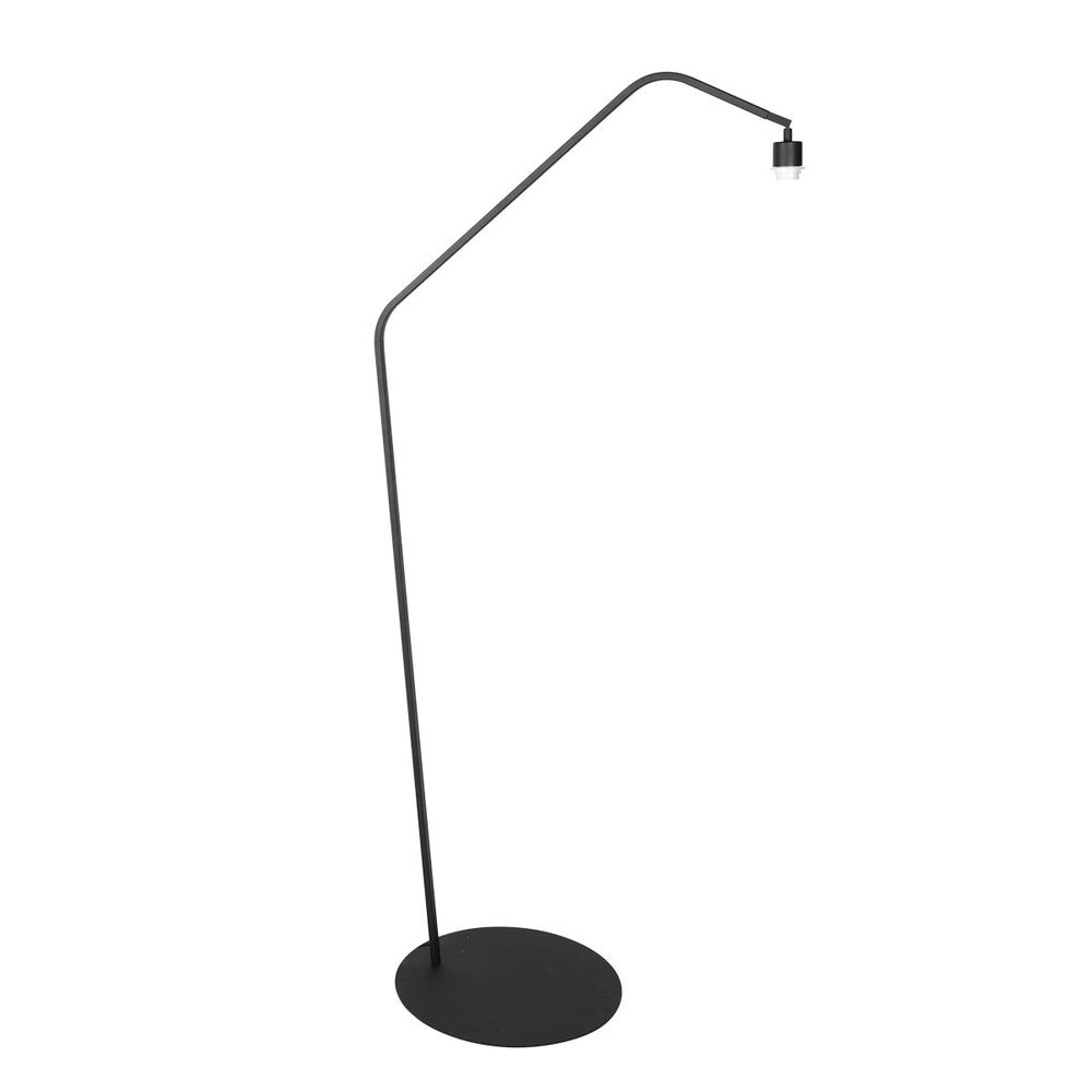 Bogenlampe ZigZag mit schwarzer und Rattankapuze Steinhauer 8712746183047