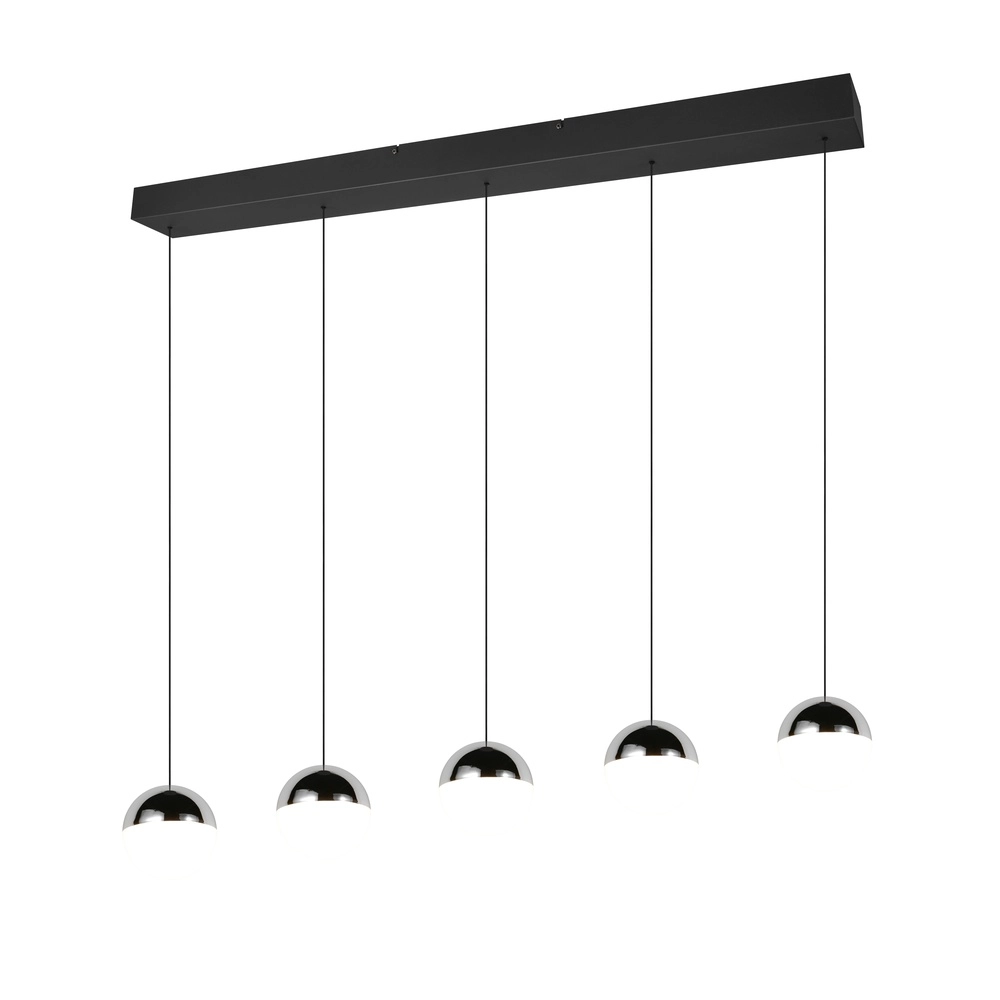 5-Licht Pendellampe Senta Chrom Trio 4017807685855