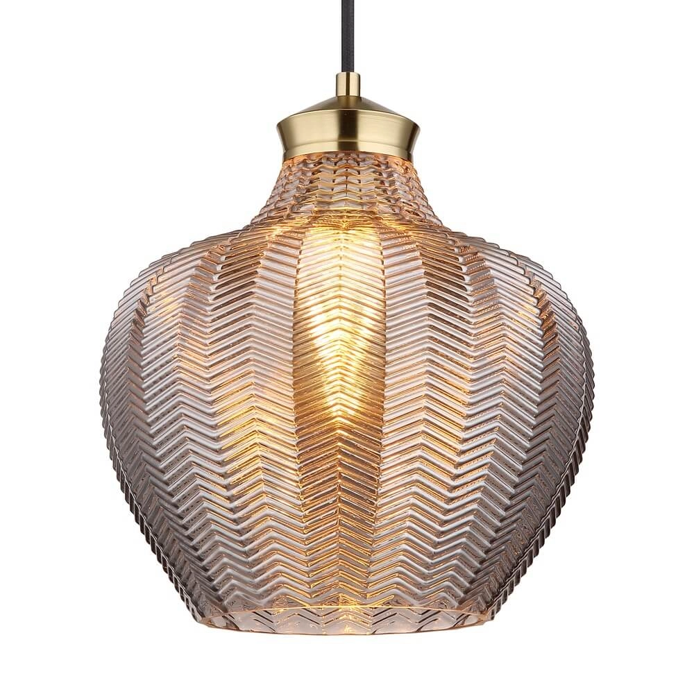 Pendelleuchte Jessica mit farbigem Glas Ø 26cm Globo 9007371481118