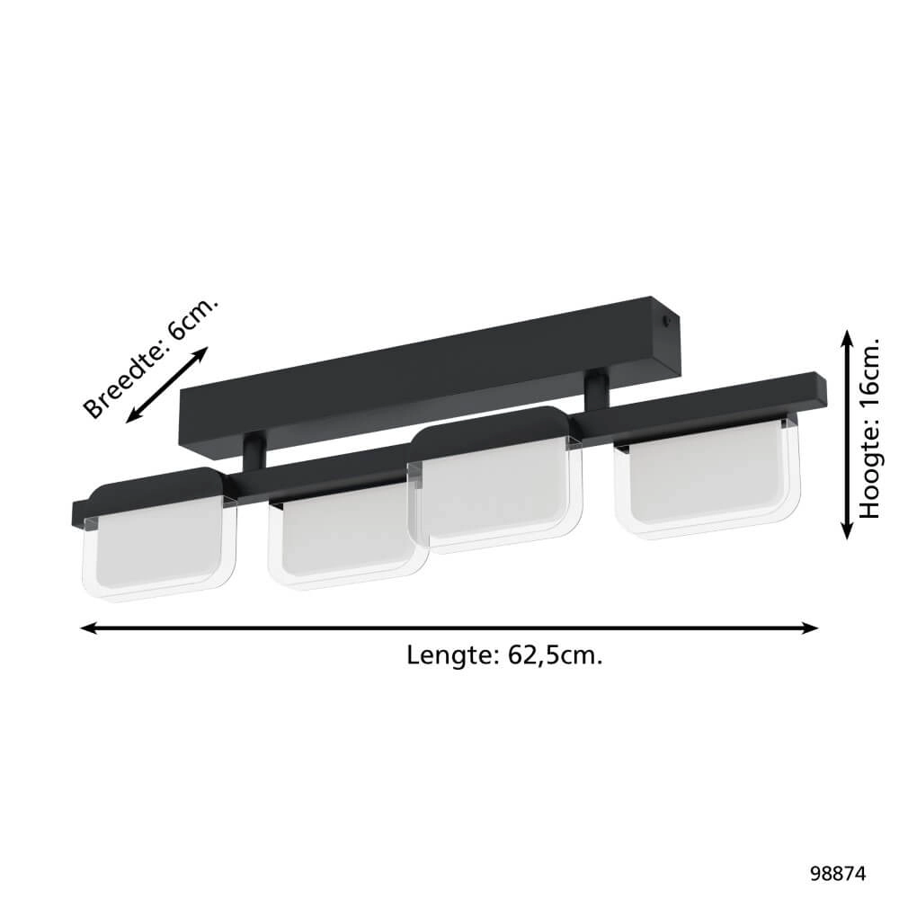 LED-Deckenleuchte Ervidel Eglo 9002759988746