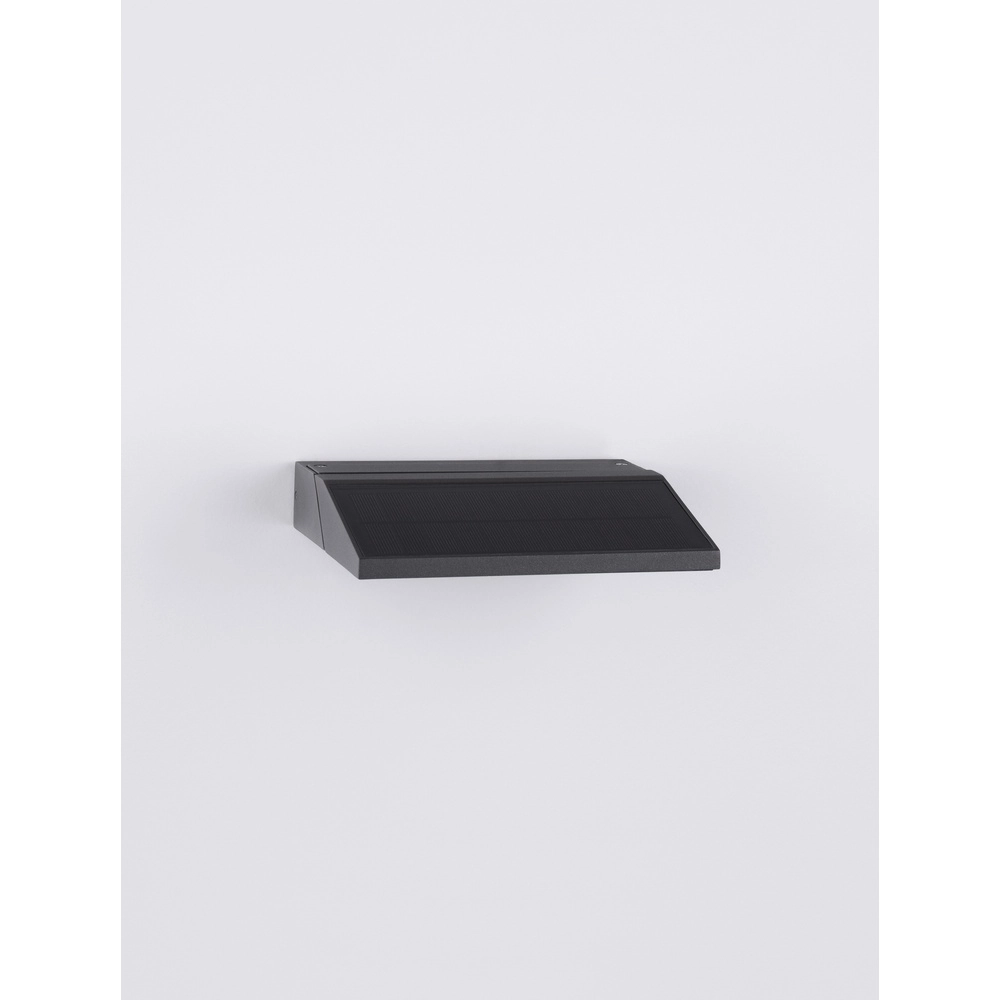 Solar-Wandleuchte Prim anthrazit Lyora 5212017432667