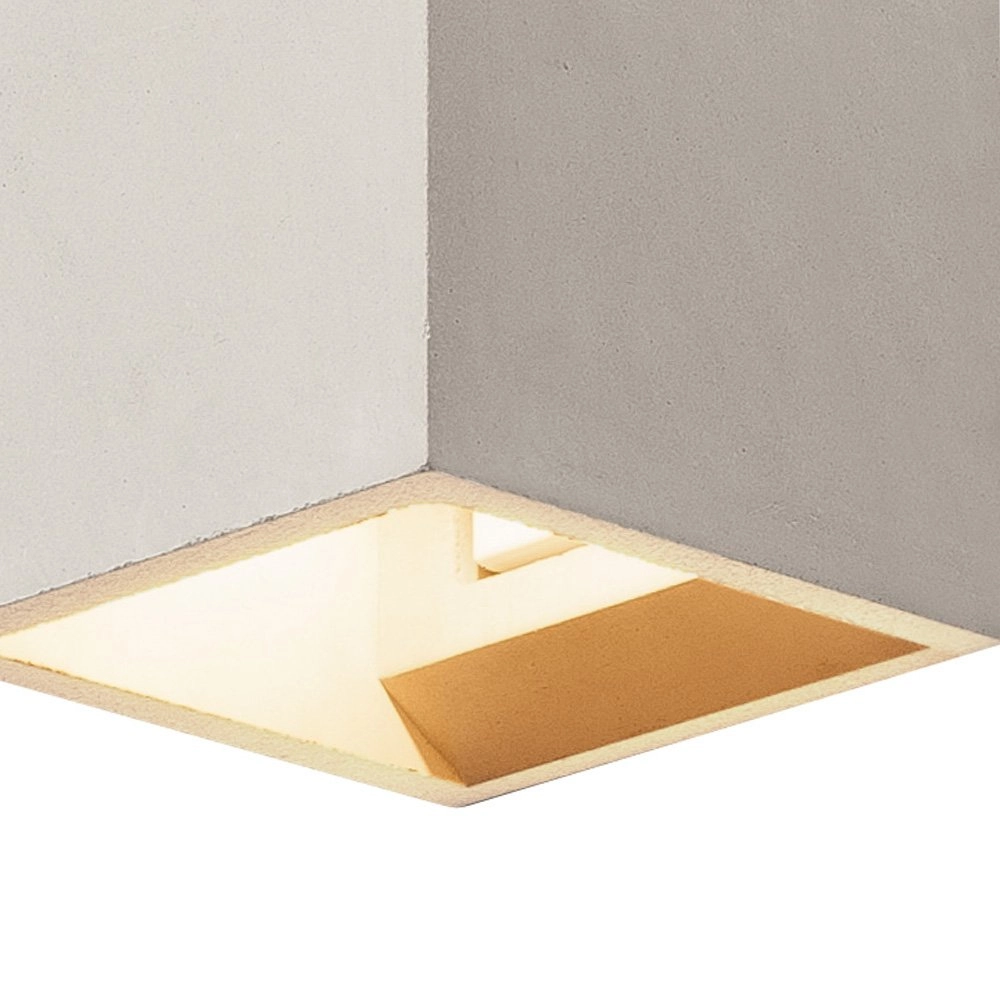 Wandleuchte Solid Cube Up-Down Beton SLV 4024163192026