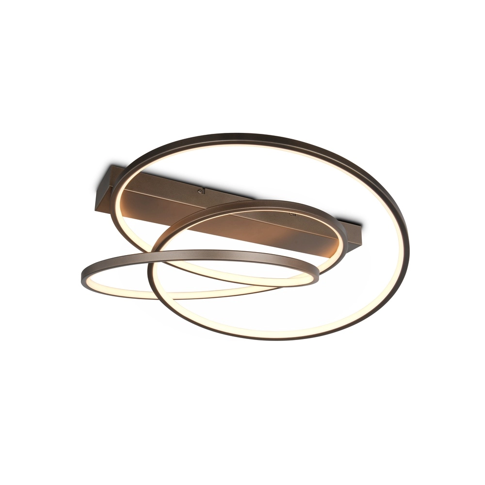 Moderne Deckenlampe Darvin Platin