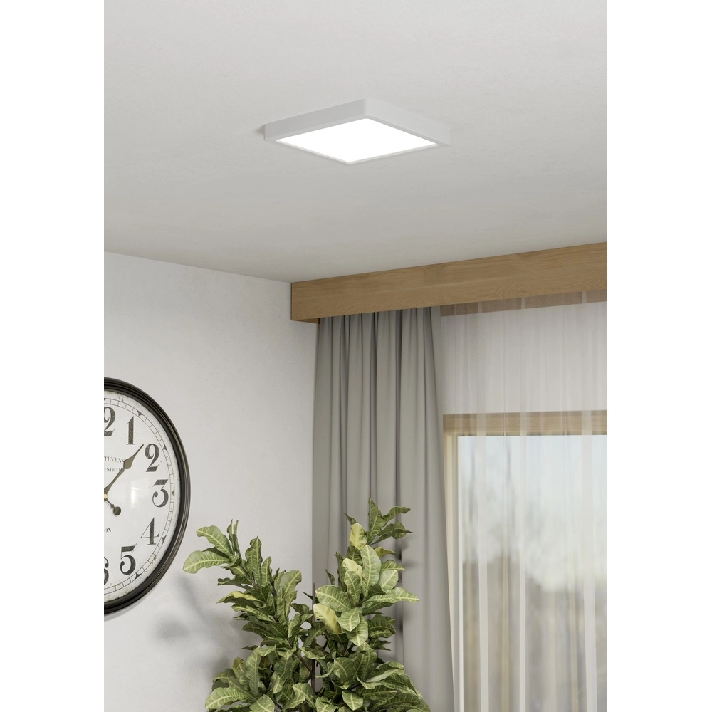 LED-Deckenlicht Fueva 6 Quadrat – Weiß – 22x22 cm Eglo 9008606330195