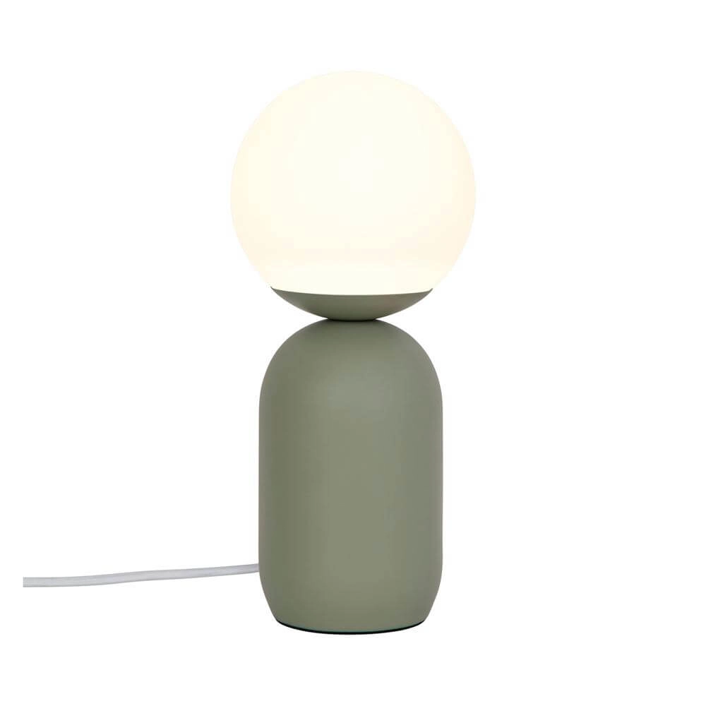 Tischlampe Notti Grün mit Weiß Nordlux 5704924011597