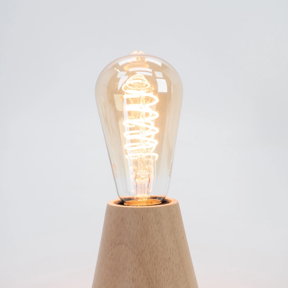 Dezente Tischlampe Asby Leichtes Holz Eglo 9002759440145