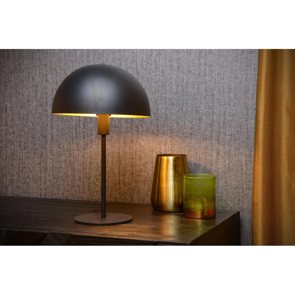 Design-Tischlampe Siemon Schwarz Lucide 5411212451521