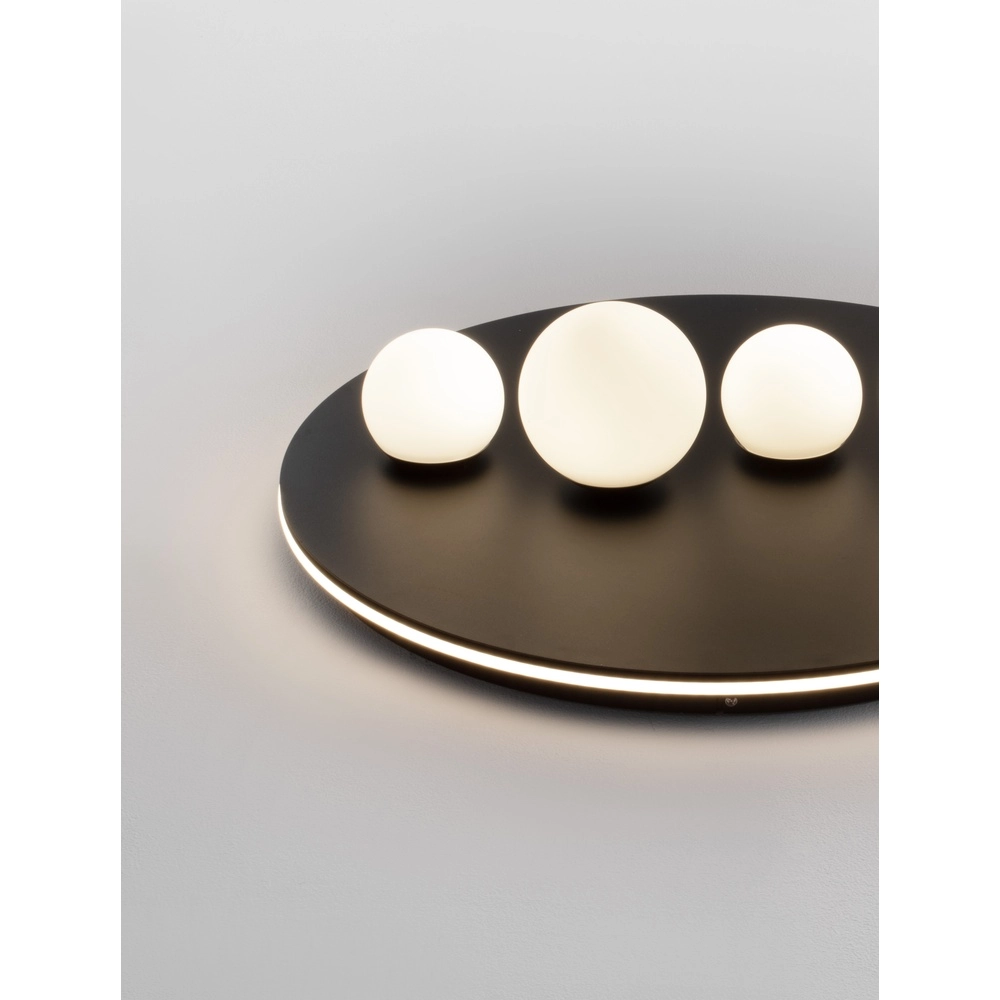 Design-Deckenleuchte Velna schwarz Ø 62,2cm Lyora 5212017440242