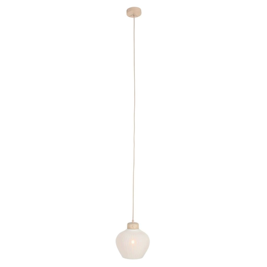 Pendellampe Travino sandbraun Ø21 cm