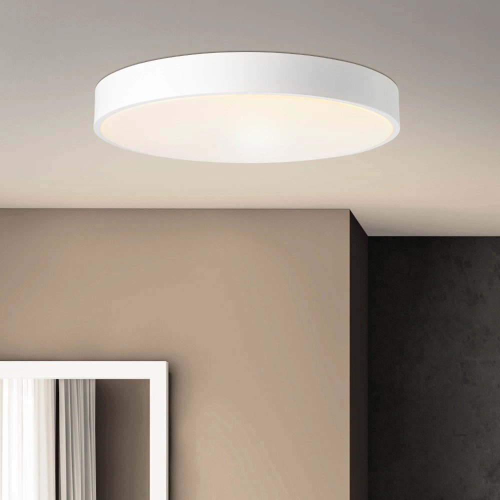 Weiße LED-Deckenleuchte Slimline Ø 49cm Brilliant 4004353375842