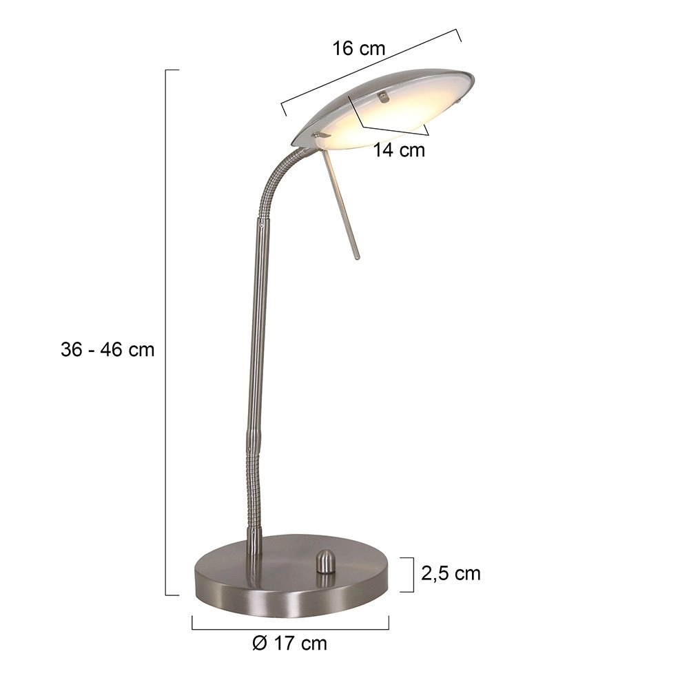 LED Schreibtischlampe Mexlite Steinhauer 8712746114676